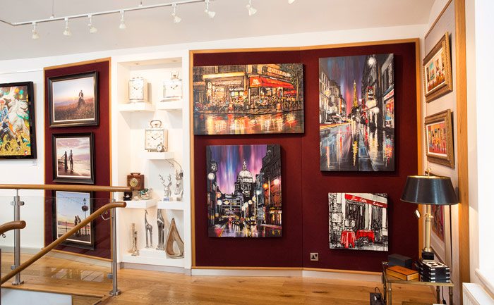 Art by Richard Rowan (left) and Paul Kenton (right)