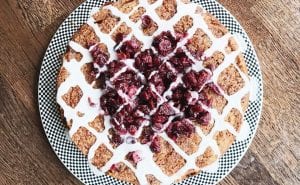 Gluten free orange and cranberry cake