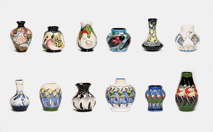 Moorcroft Twelve Days of Christmas