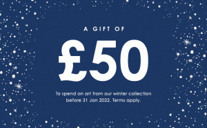£50 to spend on art in January 2022