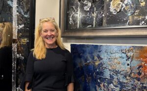 Meet artist Clare Wright at Treeby & Bolton Gallery in Keswick, the Lake District