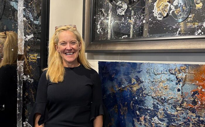Meet artist Clare Wright at Treeby & Bolton Gallery in Keswick, the Lake District